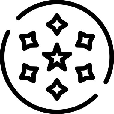 Yıldız. Web simgesi basit tasarım