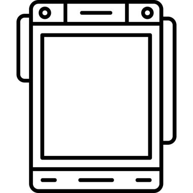 ekran simgesine sahip akıllı telefon, özet biçimi