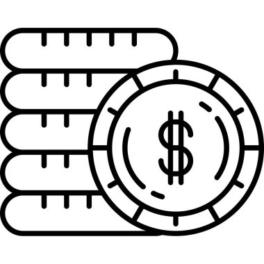 Dolar işaretli para paraları