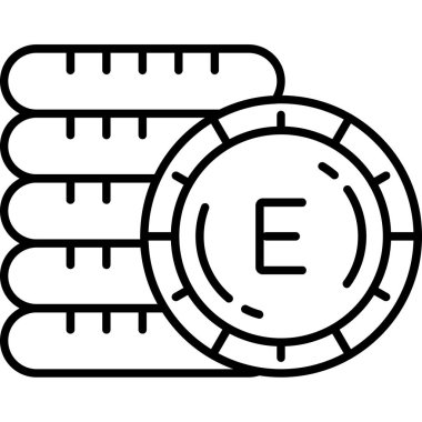 Alfabedeki bir harfin daire şeklinde vektör simgesi tasarımı