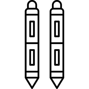 Kalem. Web simgesi basit tasarım