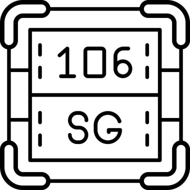 Basit ve minimalist mobil uygulama arayüzü vektörü