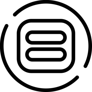 Bir b simgesinin vektör illüstrasyonu