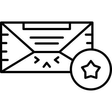 posta zarfı simgesi. Beyaz arkaplanda izole edilmiş web tasarımı için ana posta vektör simgesi