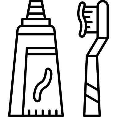 boya fırçası ve tırnak vektör simgesi tasarımı