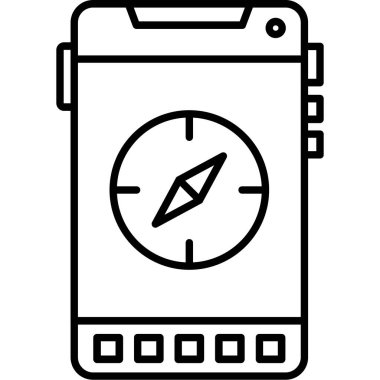 Vektör Mobil simge illüstrasyonu