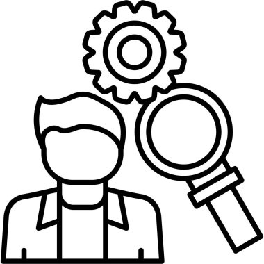 görev arama görev simgesi ana hat biçiminde