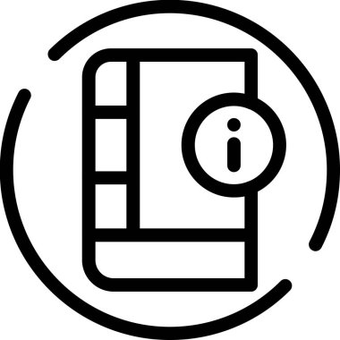 Bir kitabın vektör illüstrasyonu