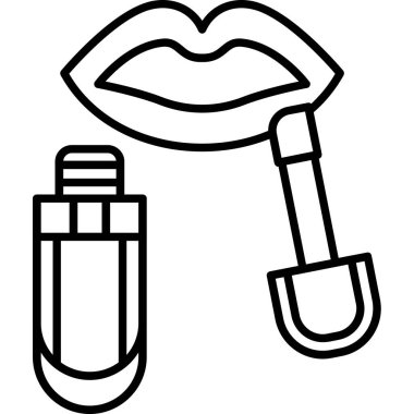 Temizlik fırçası simgesi. Web için temizlik fırçası vektör simgesinin özet çizimi.