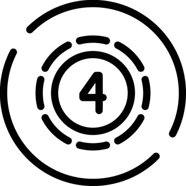 dört dört dört simge ana hat biçiminde