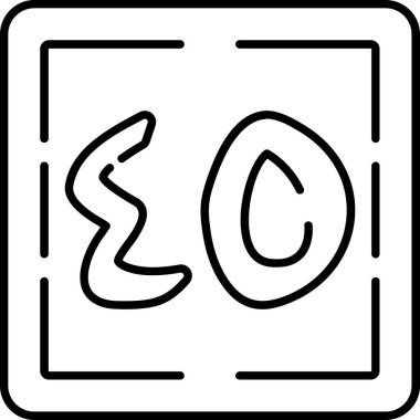 Para için. Web simgesi basit illüstrasyon