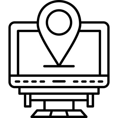 konum haritası simgesi, özet biçimi