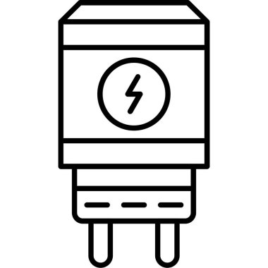 Pil. Web simgesi basit illüstrasyon