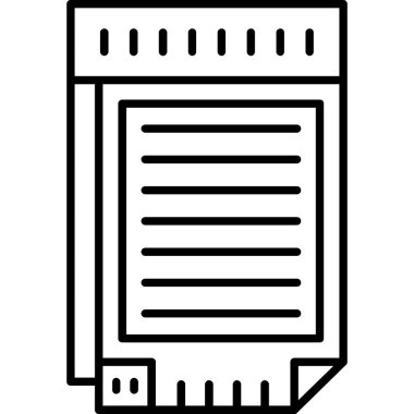 kağıt simgesi, özet biçimi