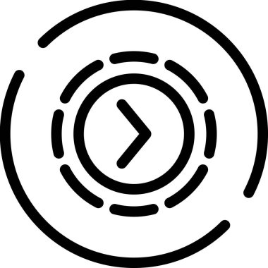 ok yönü ok simgesi ana hat biçiminde