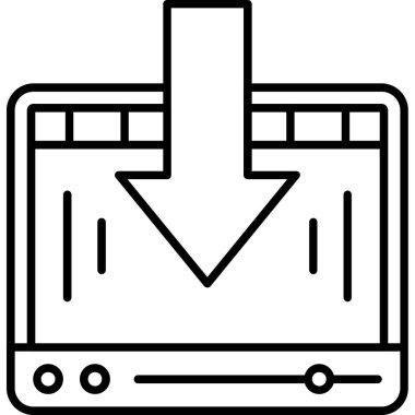 bilgisayar ekranı simgesi. beyaz arkaplanda izole edilmiş web tasarımı için ana bilgisayar izleyici vektör simgesi