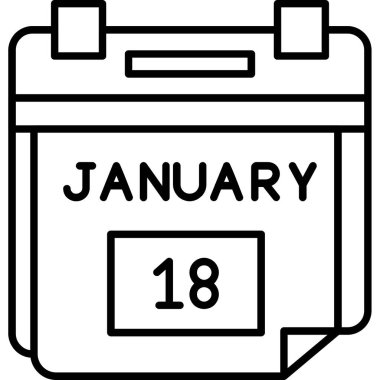 Takvim simgesi tasarımı, vektör illüstrasyonu