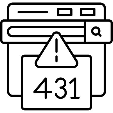 tarayıcı simgesi vektör illüstrasyonu