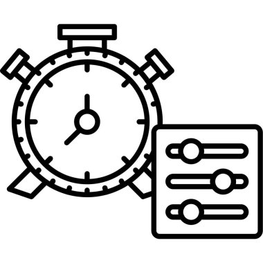 Kronometre simgesi çizimi