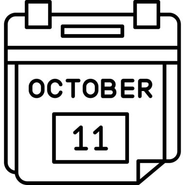 Takvim simgesinin vektör illüstrasyonu