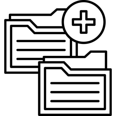 Tıbbi rapor. Web simgesi