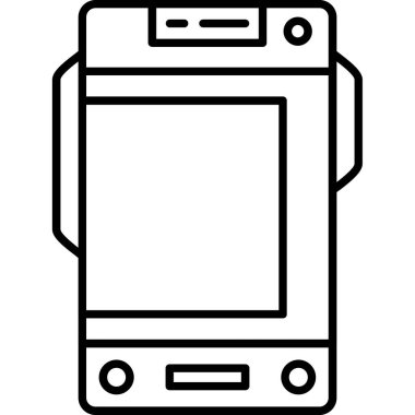 Mutfak makinesi simgesi. Beyaz arkaplanda izole edilmiş web tasarımı için mutfak makinesi vektör simgesi