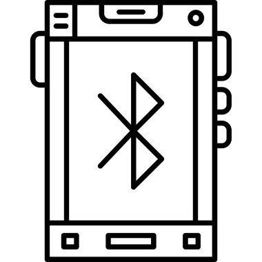 Smartphone Simgesi, vektör illüstrasyonu