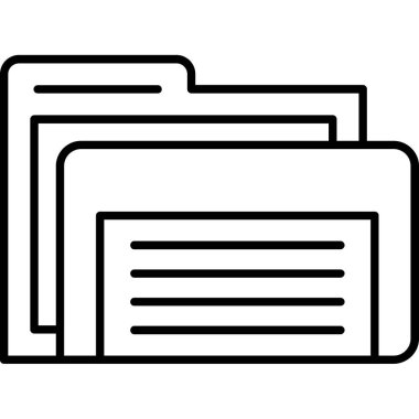 Dosya. Web simgesi basit illüstrasyon