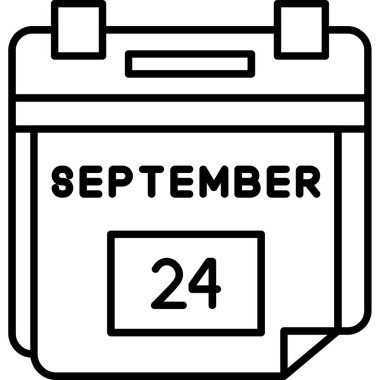 Takvim simgesi tasarımı, vektör illüstrasyonu