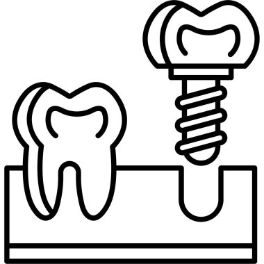 Diş bakımı diş simgesi