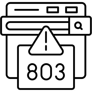 tarayıcı kod simgesi vektör illüstrasyonu