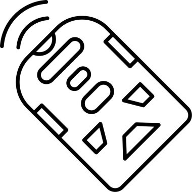 Kablosuz. Web simgesi basit illüstrasyon