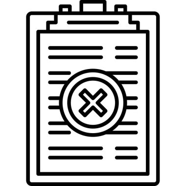 Belge Simgesi Vektör Özeti ResmiComment