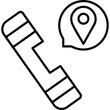 gps konum simgesi taslak biçimi