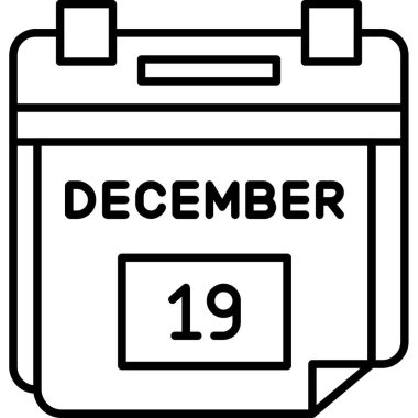 Tek bir günlük takvimdeki 10 Aralık tarihi