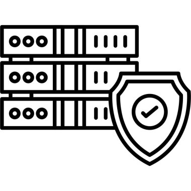 veri koruma vektörü simgesi