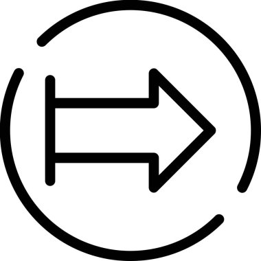 yön ok simgesi, vektör illüstrasyonu, tasarım kavramı