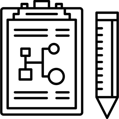 Belge. Web simgesi basit tasarım