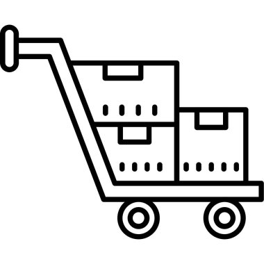 Araç simgesi, vektör illüstrasyonu