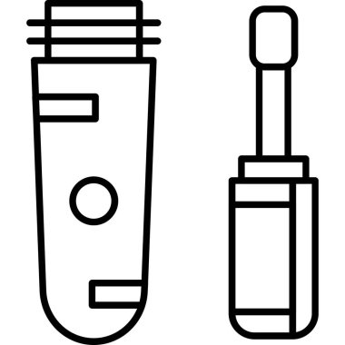 Bir test tüpünün vektör illüstrasyonu