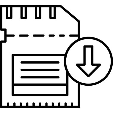 veri dizini simgesi. beyaz arkaplanda izole edilmiş web tasarımı için özet veri dizini vektör simgesi