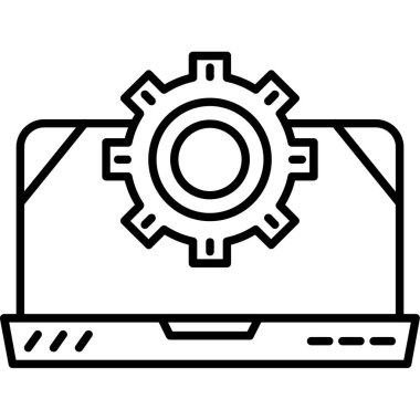 Simge ayarlanıyor. özet ayarlama vektör çizimi