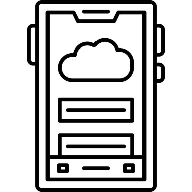 bulut hesap yapmak teknoloji simgesi