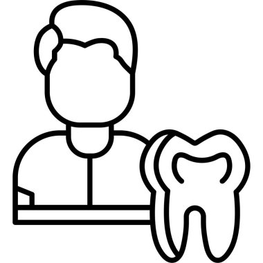 dişçi hasta ikonu