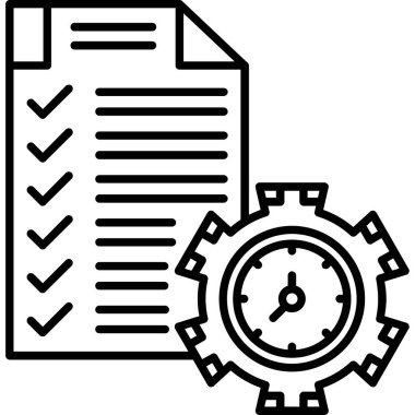 veri yönetimi çizgisi vektör tasarımı