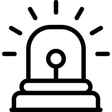 Ampul. Web simgesi basit illüstrasyon