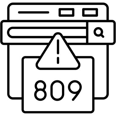 Web simgesi, basit vektör illüstrasyonu