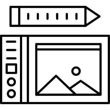 Web simgesi vektör illüstrasyonu