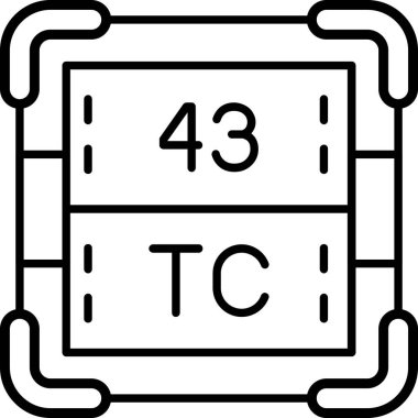 Web tasarımı için bir 45 simgesinin vektör illüstrasyonu