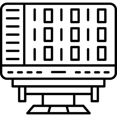 Bilgisayar monitörü simgesi, özet biçimi